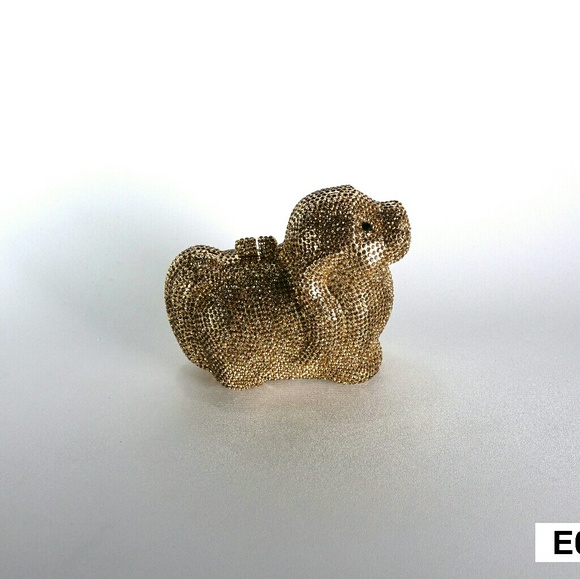 Clutch Dog Design w/ Crystals - Picture 2 of 2